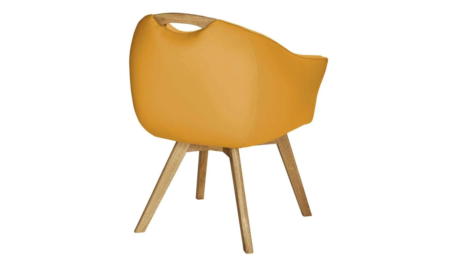 Berger & Rath Polsterstuhl mit Armlehne Lanx | Mustard (Senfgelb) 4 Berger & Rath Polsterstuhl mit Armlehne Lanx | Mustard (Senfgelb) – Bild 2
