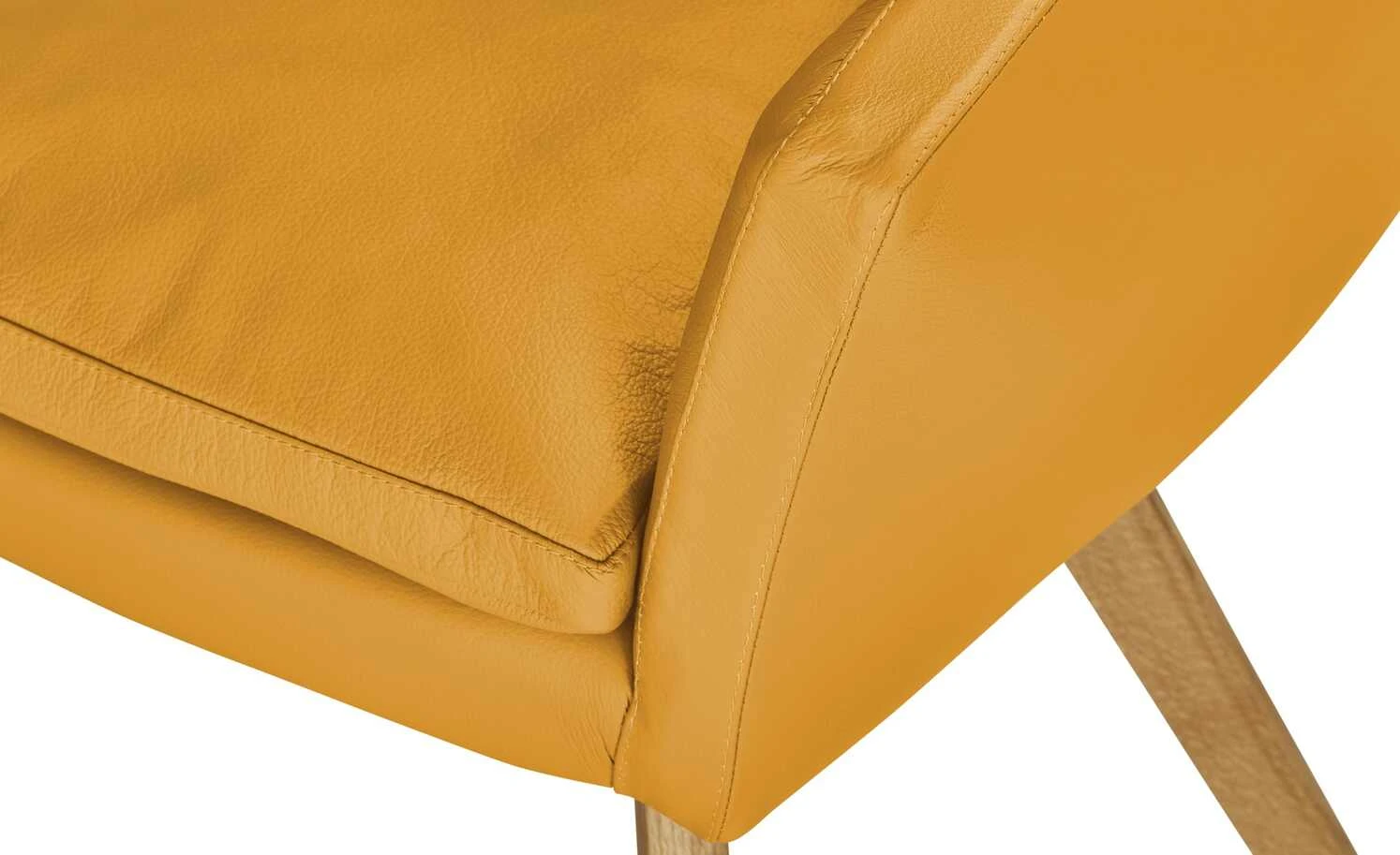 Berger & Rath Polsterstuhl mit Armlehne Lanx | Mustard (Senfgelb) 8 Berger & Rath Polsterstuhl mit Armlehne Lanx | Mustard (Senfgelb) – Bild 6