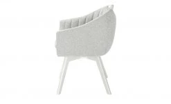 Berger & Rath Polsterstuhl mit Armlehne Lanx | Silver (Hellgrau) Cremeweiß -Stuhle Geschaft 14307352 6 202102152236