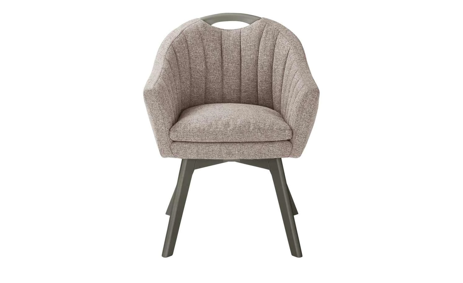 Berger & Rath Polsterstuhl mit Armlehne Lanx | Hellbraun Londra (Hellgrau) 4 Berger & Rath Polsterstuhl mit Armlehne Lanx | Hellbraun Londra (Hellgrau) – Bild 2