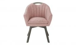 Berger & Rath Polsterstuhl mit Armlehne Lanx | Salmon (Rot) Londra (Hellgrau) -Stuhle Geschaft 14307356 6 202102152236