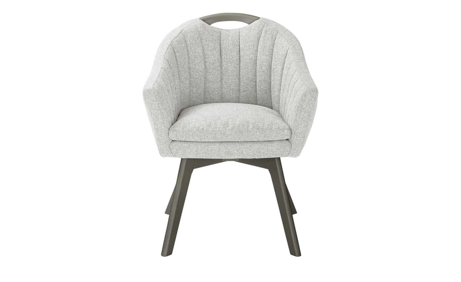 Berger & Rath Polsterstuhl mit Armlehne Lanx | Silver (Hellgrau) Londra (Hellgrau) 5 Berger & Rath Polsterstuhl mit Armlehne Lanx | Silver (Hellgrau) Londra (Hellgrau) – Bild 3