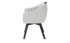 Berger & Rath Polsterstuhl mit Armlehne Lanx | Silver (Hellgrau) Anthrazit -Stuhle Geschaft 14307363 1 202102152236