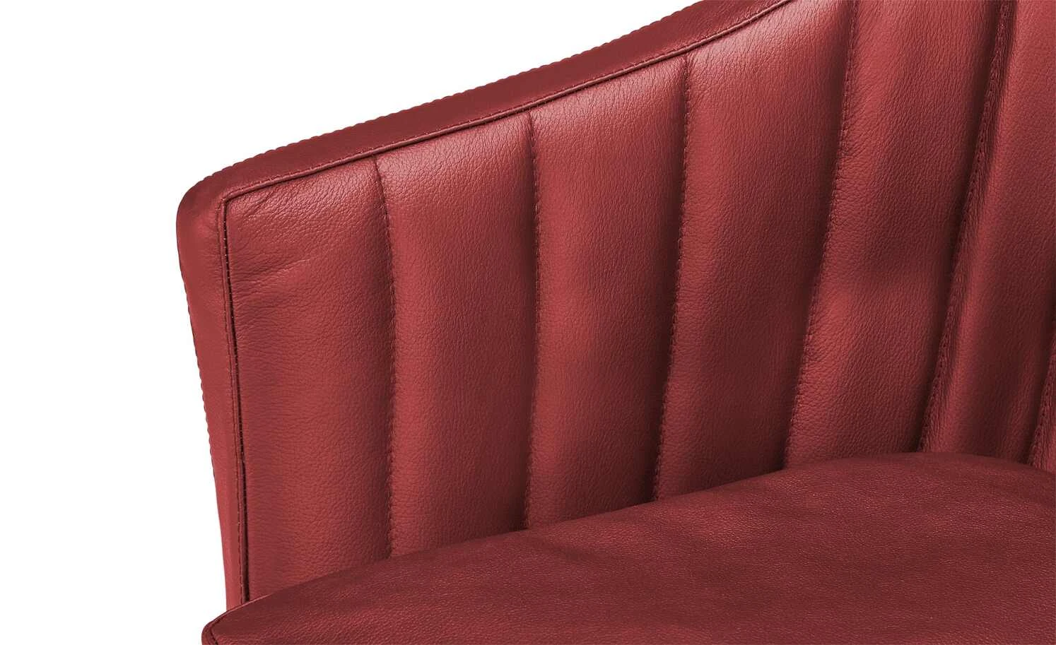 Berger & Rath Polsterstuhl mit Armlehne Lanx | Rostrot Londra (Hellgrau) 9 Berger & Rath Polsterstuhl mit Armlehne Lanx | Rostrot Londra (Hellgrau) – Bild 7