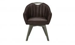 Berger & Rath Polsterstuhl mit Armlehne Lanx | Moor (Braun) Londra (Hellgrau) -Stuhle Geschaft 14307365 4 202102152236