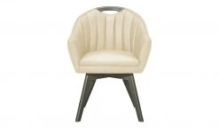 Berger & Rath Polsterstuhl mit Armlehne Lanx | Kreide (Creme) Londra (Hellgrau) -Stuhle Geschaft 14307366 3 202102152236