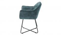 Polsterstuhl mit Armlehne Anna | Petrol -Stuhle Geschaft 14307446 2 202101082255