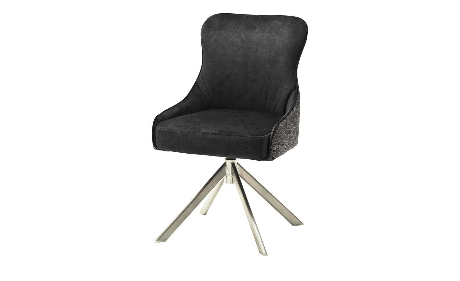 Polsterstuhl Effi | Anthrazit Nein Schräg Edelstahl 4 Polsterstuhl Effi | Anthrazit Nein Schräg Edelstahl – Bild 2