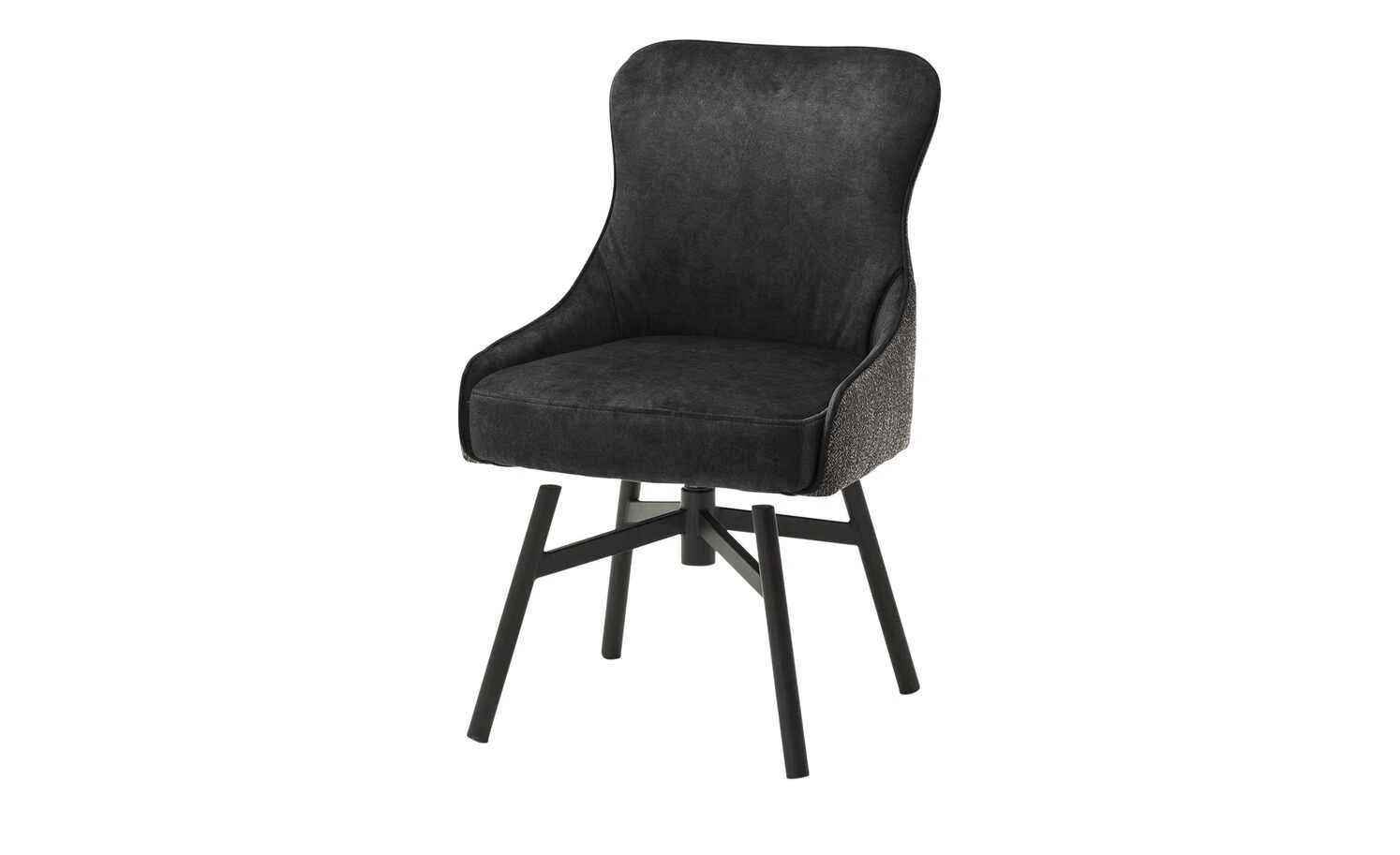 Polsterstuhl Effi | Anthrazit Nein Gerade Schwarz 4 Polsterstuhl Effi | Anthrazit Nein Gerade Schwarz – Bild 2
