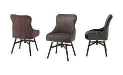 Polsterstuhl Effi | Anthrazit Nein Gerade Schwarz