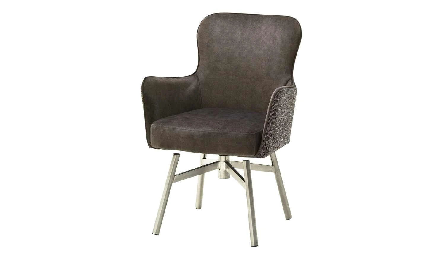 Polsterstuhl Effi | Cappuccino Ja Gerade Edelstahl 4 Polsterstuhl Effi | Cappuccino Ja Gerade Edelstahl – Bild 2