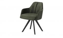 Woodford Polsterstuhl mit Armlehne Milan | Rain Forest (Grün) Schaumstoff