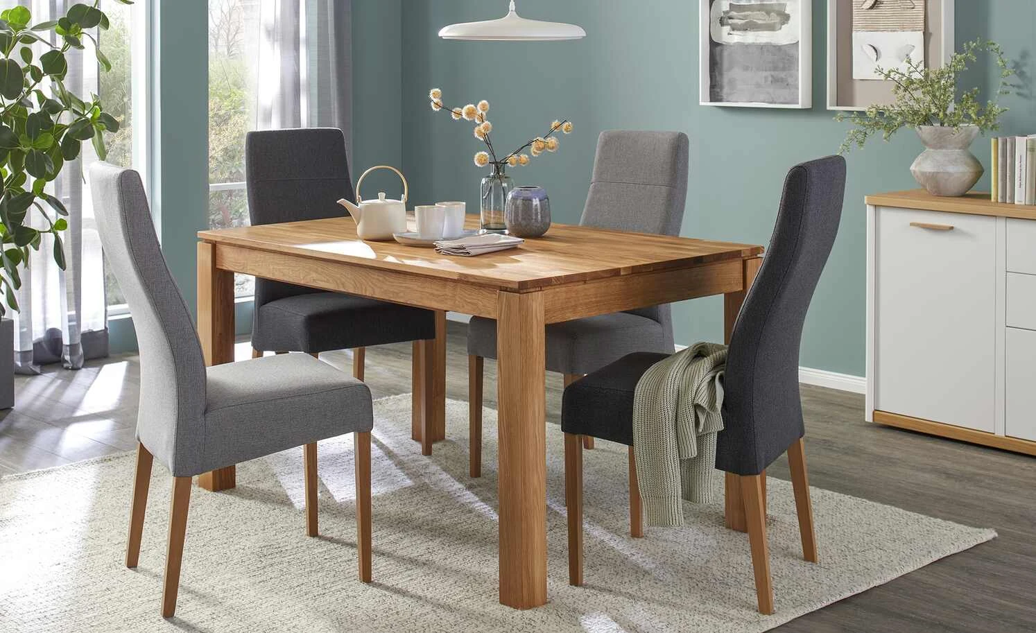 Woodford Polsterstuhl Noelle | Hellgrau gerade Naht im Rücken 3 Woodford Polsterstuhl Noelle | Hellgrau gerade Naht im Rücken