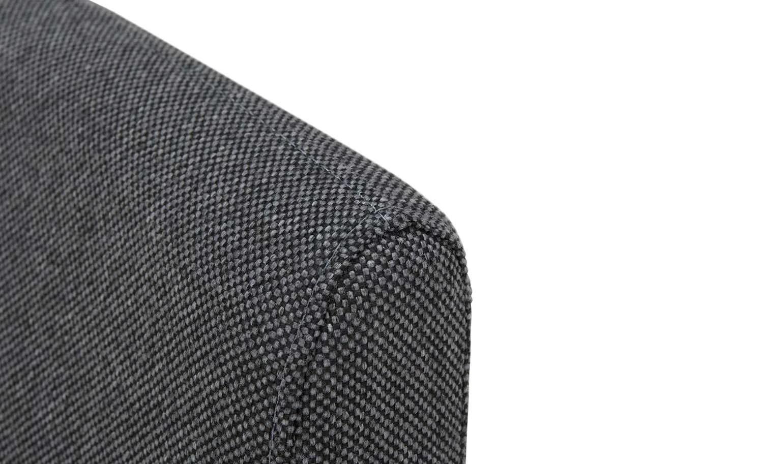 Woodford Polsterstuhl Noelle | Dunkelgrau gerade Naht im Rücken 8 Woodford Polsterstuhl Noelle | Dunkelgrau gerade Naht im Rücken – Bild 6