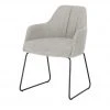 Woodford Polsterstuhl mit Armlehne Milan | Paloma (Hellgrau) Schaumstoff -Stuhle Geschaft 14307553 5 202102261256