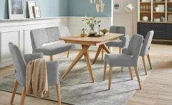 Woodford Polsterstuhl Ansgar | Cloud Gray (Grau) Ja Buche