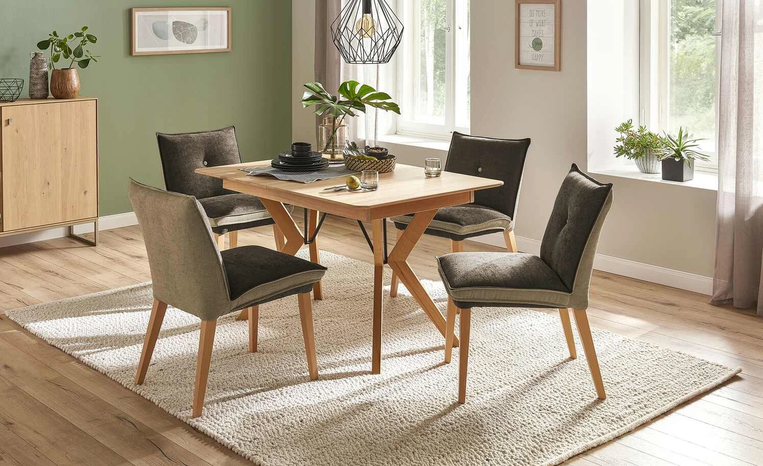 Woodford Polsterstuhl Sunna | Kombi Espresso (Braun / Beige) 3 Woodford Polsterstuhl Sunna | Kombi Espresso (Braun / Beige)