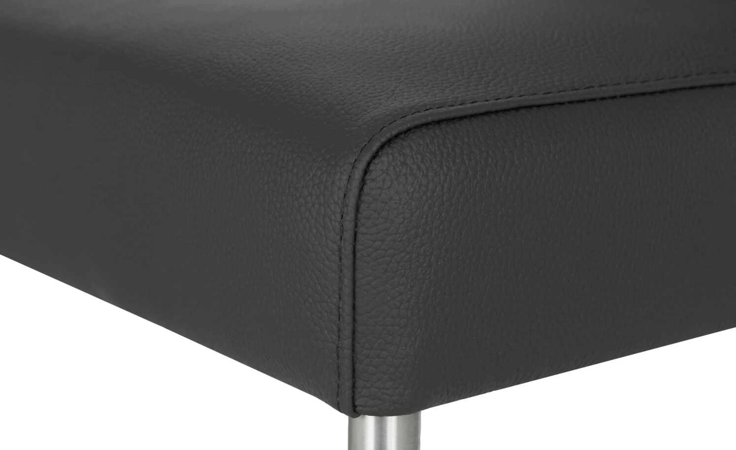 uno Leder-Freischwinger Sammy | Schwarz 12 uno Leder-Freischwinger Sammy | Schwarz – Bild 10