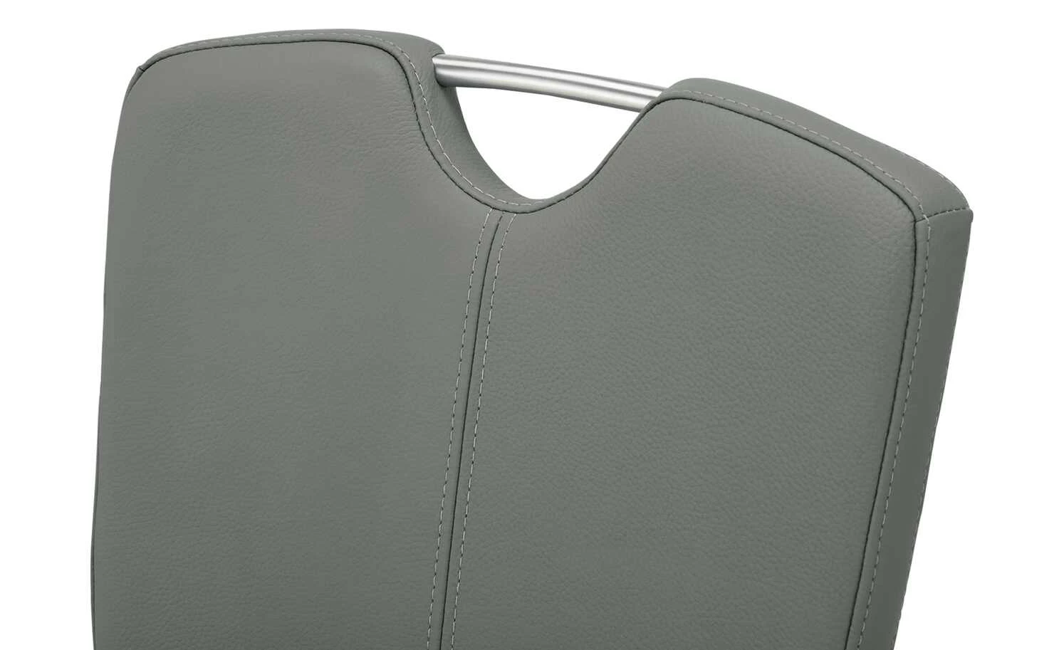 uno Leder-Freischwinger Sammy | Grau 13 uno Leder-Freischwinger Sammy | Grau – Bild 11