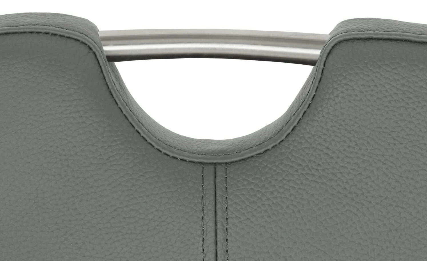 uno Leder-Freischwinger Sammy | Grau 7 uno Leder-Freischwinger Sammy | Grau – Bild 5