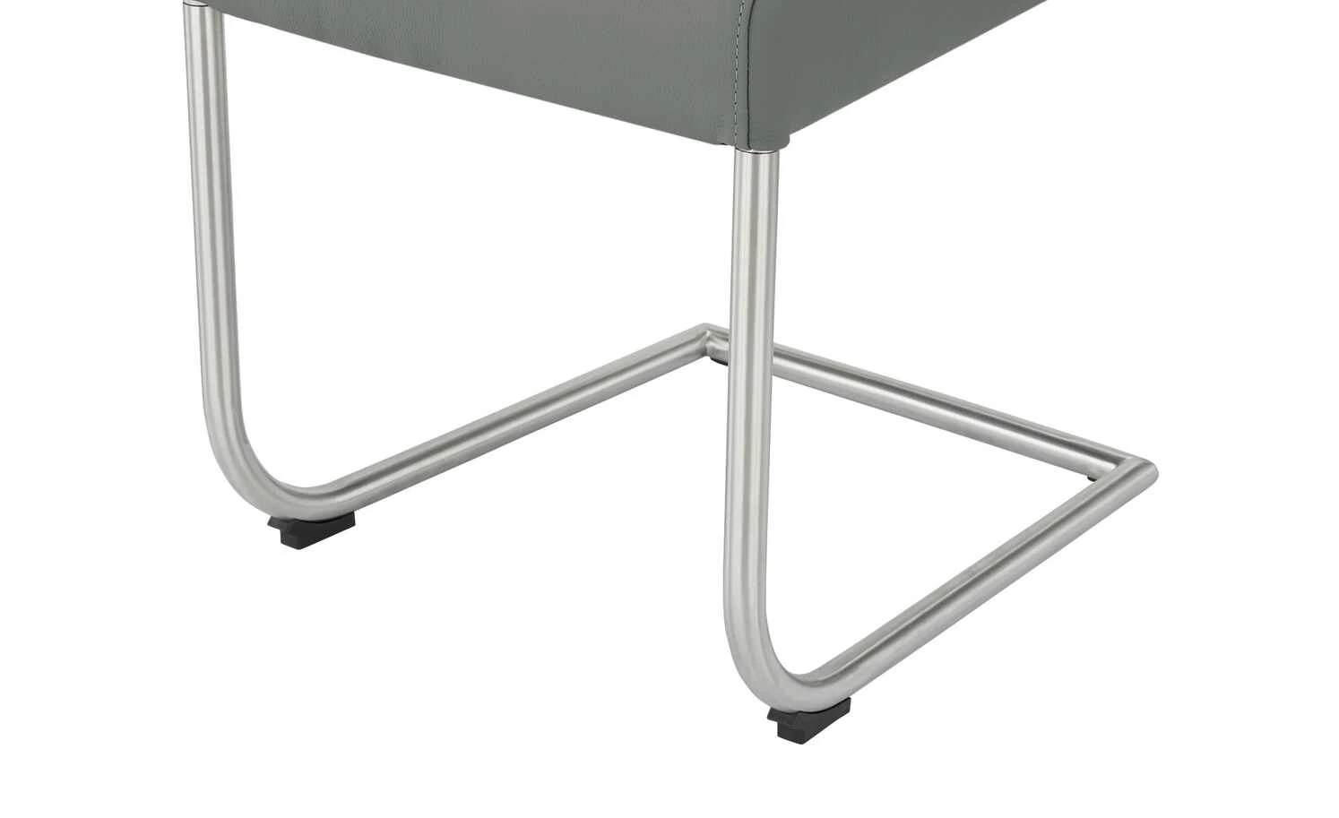 uno Leder-Freischwinger Sammy | Grau 8 uno Leder-Freischwinger Sammy | Grau – Bild 6