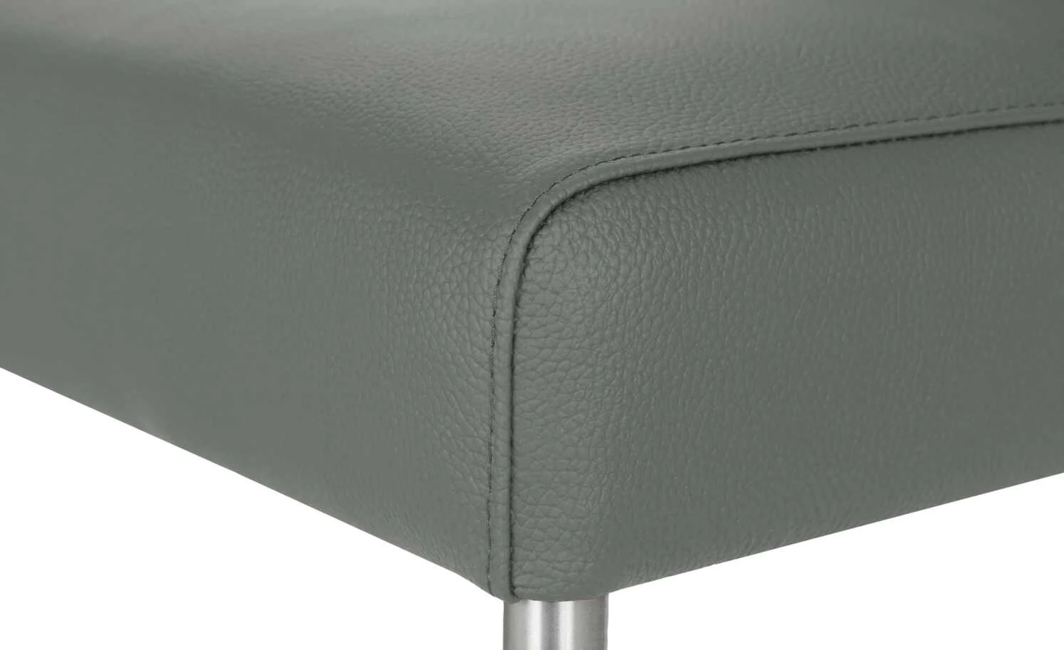 uno Leder-Freischwinger Sammy | Grau 10 uno Leder-Freischwinger Sammy | Grau – Bild 8