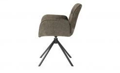 uno Polster-Armlehnstuhl Sevan | Innen: Dunkelbraun / Außen: Braun 4-Fuß, drehbar -Stuhle Geschaft 14307648 10 202106142233