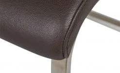 uno Freischwinger Letitia | Braun Kunstleder -Stuhle Geschaft 14307856 8 202101262258