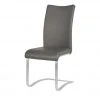 uno Freischwinger Letitia | Grau Kunstleder -Stuhle Geschaft 14307874 3 202101262258