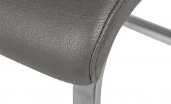 uno Freischwinger Letitia | Grau Kunstleder -Stuhle Geschaft 14307874 6 202101262258