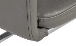 uno Freischwinger Letitia | Grau Kunstleder -Stuhle Geschaft 14307874 8 202101262258