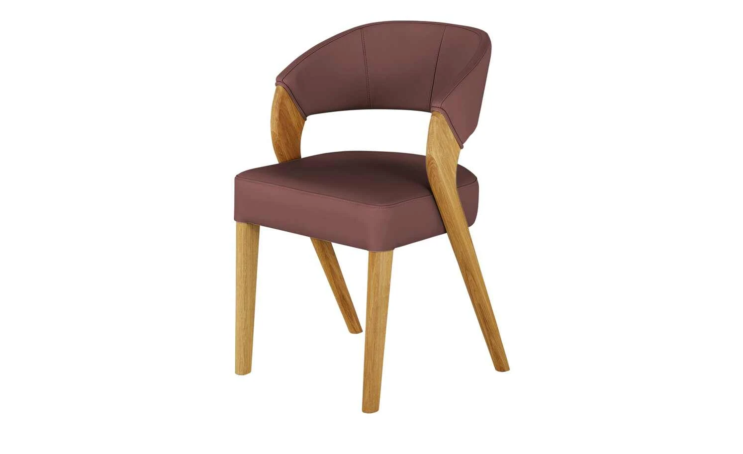 Woodford Leder-Polsterstuhl Marion | Bordeauxrot 3 Woodford Leder-Polsterstuhl Marion | Bordeauxrot