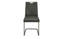 Leder-Schwingstuhl mit Griff Canto II | Zinn (Grau) -Stuhle Geschaft 14308012 7 202011112249