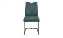 Leder-Schwingstuhl mit Griff Canto II | Topas (Blau) -Stuhle Geschaft 14308015 1 202011112249