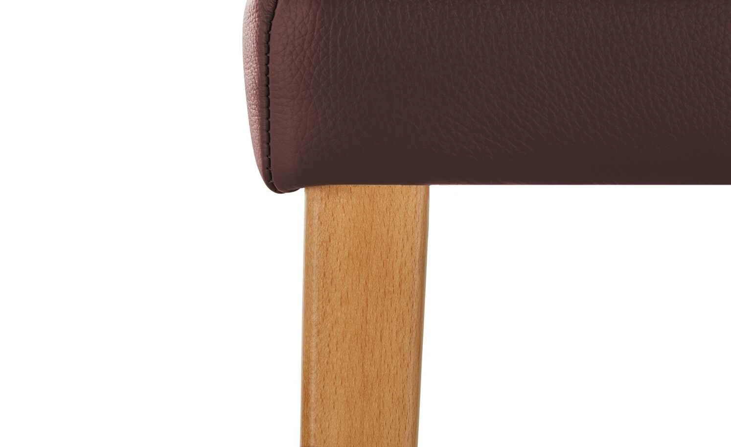 Leder-Polsterstuhl Canto III | Bordo (Rot) 10 Leder-Polsterstuhl Canto III | Bordo (Rot) – Bild 8