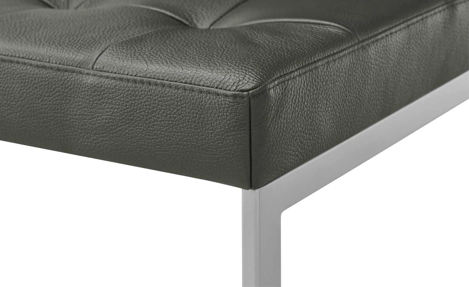 Schwingstuhl Leder Spider 2 | Zinn (Grau) 7 Schwingstuhl Leder Spider 2 | Zinn (Grau) – Bild 5