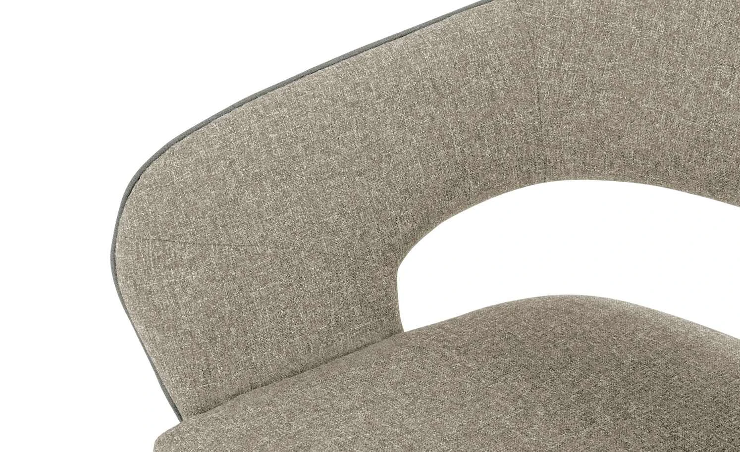 Polsterstuhl mit Armlehne Lavall | Melange (Beige) Schwingstuhl 8 Polsterstuhl mit Armlehne Lavall | Melange (Beige) Schwingstuhl – Bild 6