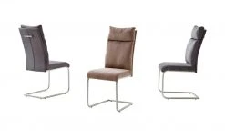 Polsterschwingstuhl mit Griff Piru | Sand (Braun) Chenille