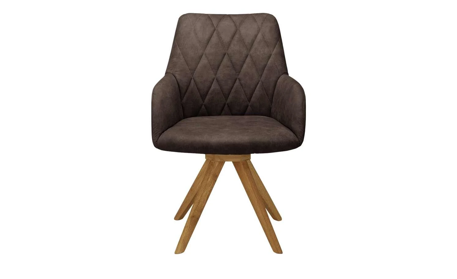 Woodford Polsterstuhl mit Armlehne Bristol | Braun (Dunkelbraun) Eiche Ja 9 Woodford Polsterstuhl mit Armlehne Bristol | Braun (Dunkelbraun) Eiche Ja – Bild 7