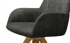 Woodford Polsterstuhl mit Armlehne Bristol | Grau (Dunkelgrau) Eiche Ja -Stuhle Geschaft 14308253 7 202203181234