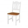 maison bleue Holzstuhl massiv Carola | Weiß / bernsteinfarbig -Stuhle Geschaft 14308373 2 202102232235