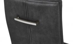 Polsterschwingstuhl Valas | Grau Karosteppung im Rücken -Stuhle Geschaft 14308616 6 202102252235