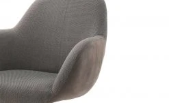 Polsterstuhl drehbar Lemonde | Cappuccino (Braun) Geschlossener Rücken Schwarz matt -Stuhle Geschaft 14308649 3 202101202235