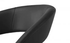 Leder-Drehstuhl Kingsman | Schwarz Rund -Stuhle Geschaft 14308891 4 202102262235