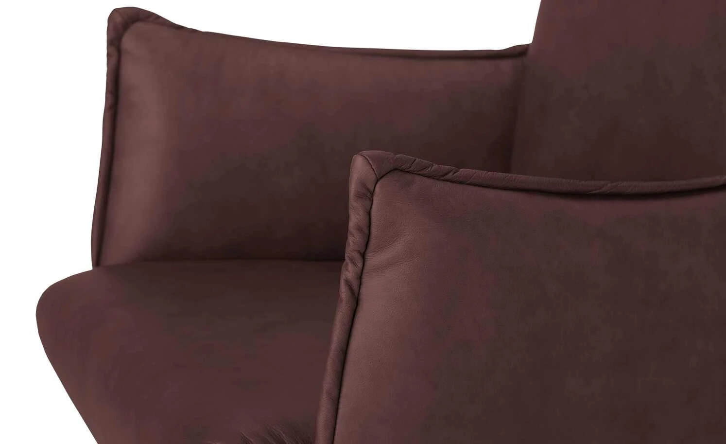 Leder-Drehstuhl Drive | Cabernet (Weinrot) Ja 7 Leder-Drehstuhl Drive | Cabernet (Weinrot) Ja – Bild 5