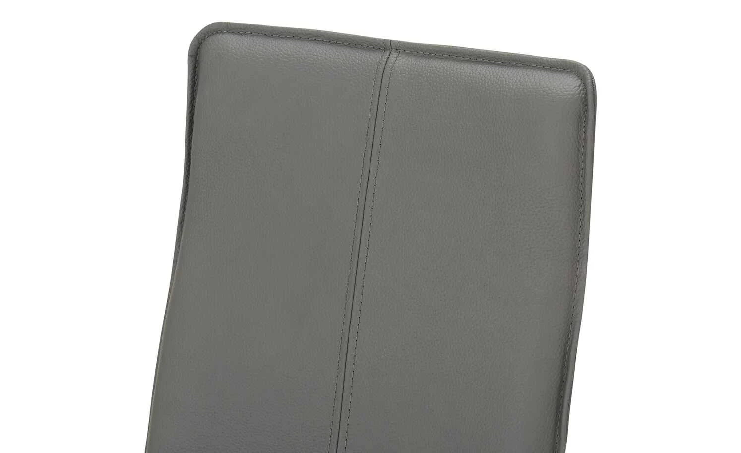 uno Leder-Freischwinger Sophia | Grau 7 uno Leder-Freischwinger Sophia | Grau – Bild 5