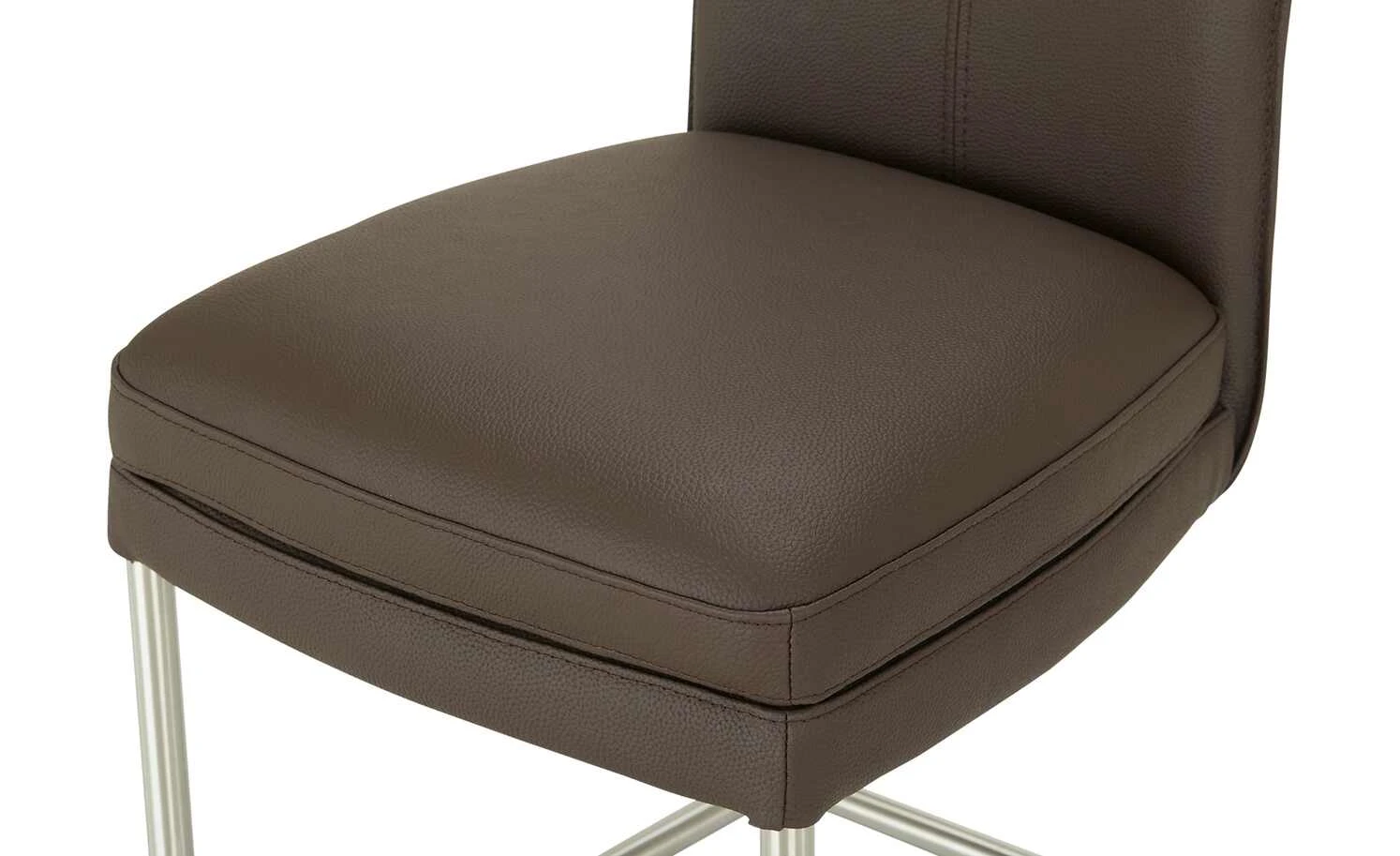 uno Leder-Freischwinger Sophia | Dunkelbraun 9 uno Leder-Freischwinger Sophia | Dunkelbraun – Bild 7