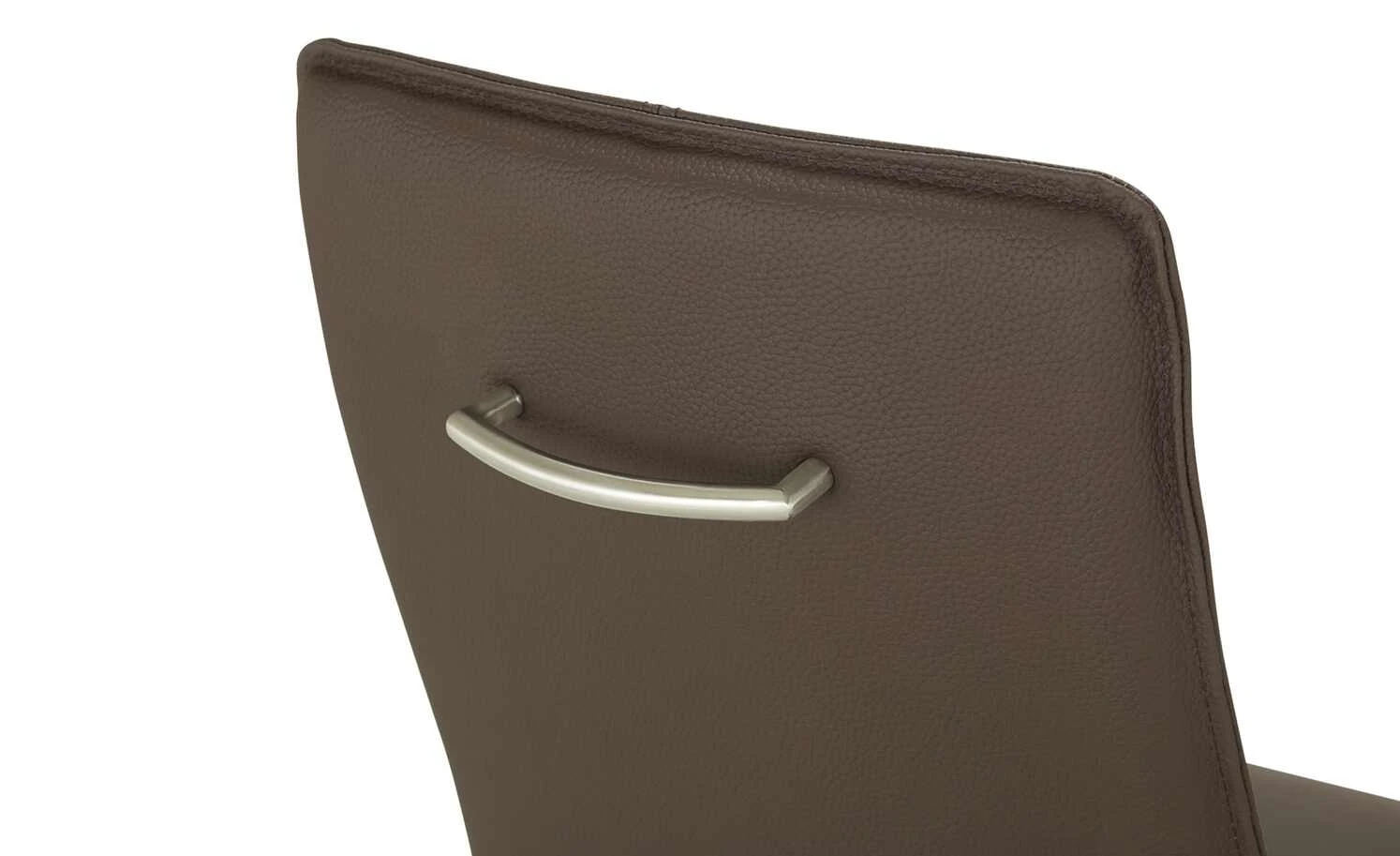 uno Leder-Freischwinger Sophia | Dunkelbraun 10 uno Leder-Freischwinger Sophia | Dunkelbraun – Bild 8