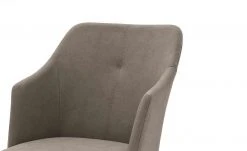 Polsterstuhl Dita | Taupe (Beige) Freischwinger rund hohe Armlehne -Stuhle Geschaft 14309567 3 202101262258
