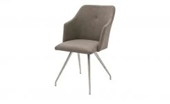 Polsterstuhl Dita | Taupe (Beige) 4-Fuß oval hohe Armlehne -Stuhle Geschaft 14309575 1 202101262258